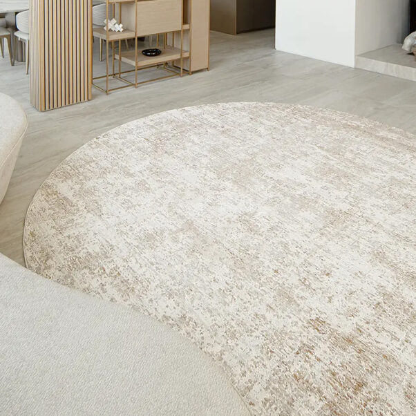 Faded Abstract Patterned Carpet - Image 5