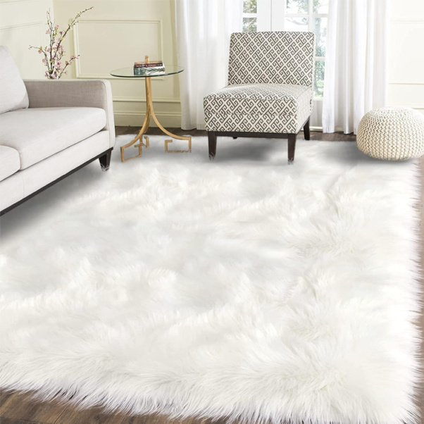 Fluffy Washable Rug Area Rugs for Bedroom - Image 2