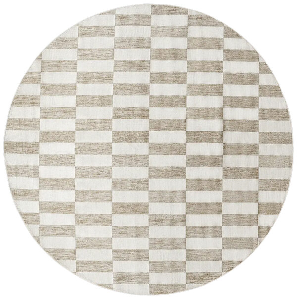 Textured Rectangle Checkerboard Carpet - Image 2